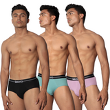 Briefs Pack of 3 (Nice to Mint You, Baby got Black, Plum Bum)